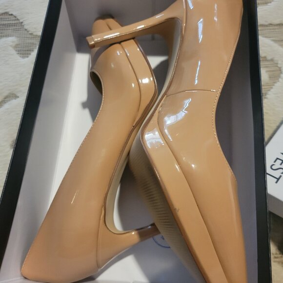 Nine west nude patent leather heels 8 - Picture 3 of 4